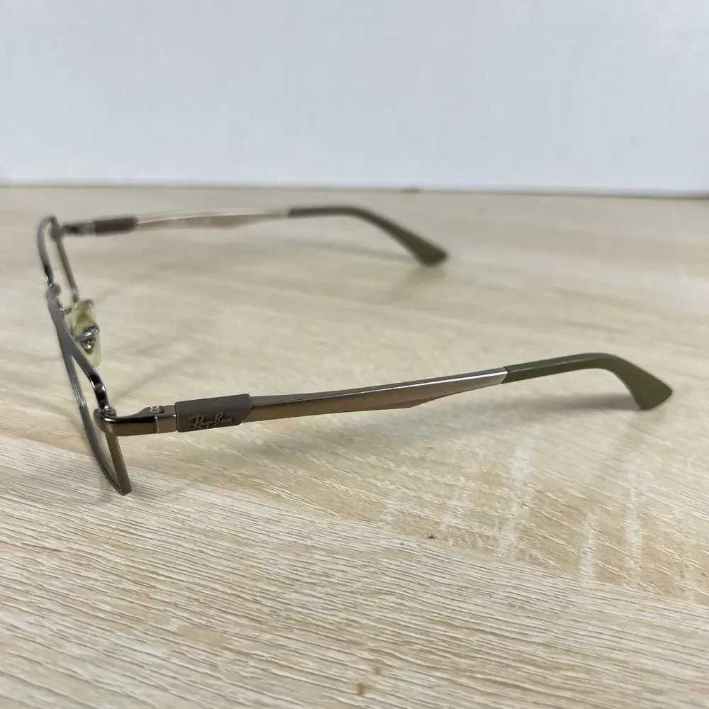 Ray-Ban RB6275 2762 Eyeglasses Gunmetal Light Brown Green 52-17-145